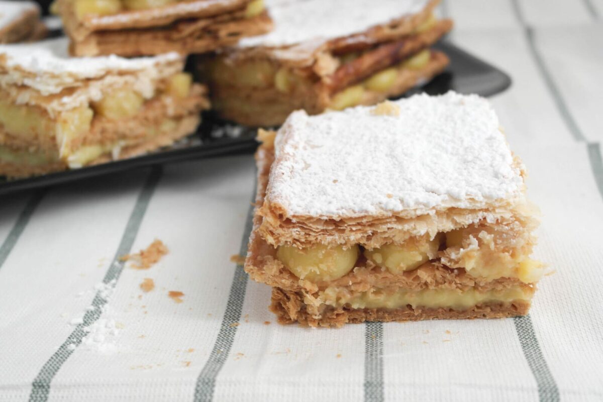 milhojas de crema pastelera paso 18