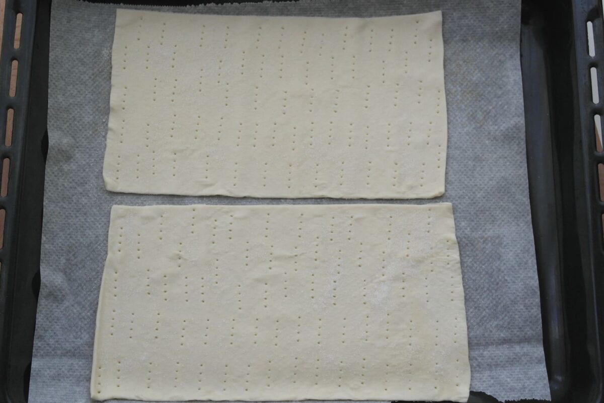 milhojas de crema pastelera paso 2