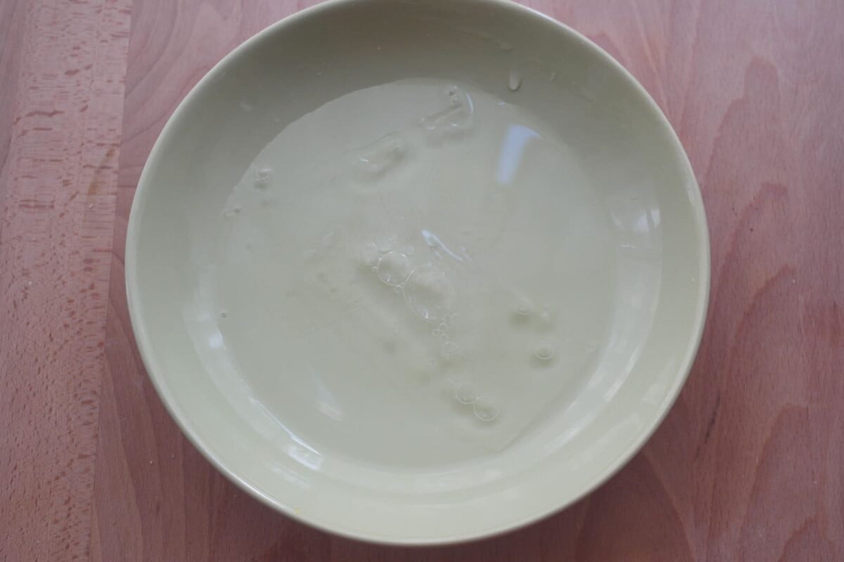 mousse de chocolate blanco paso 2