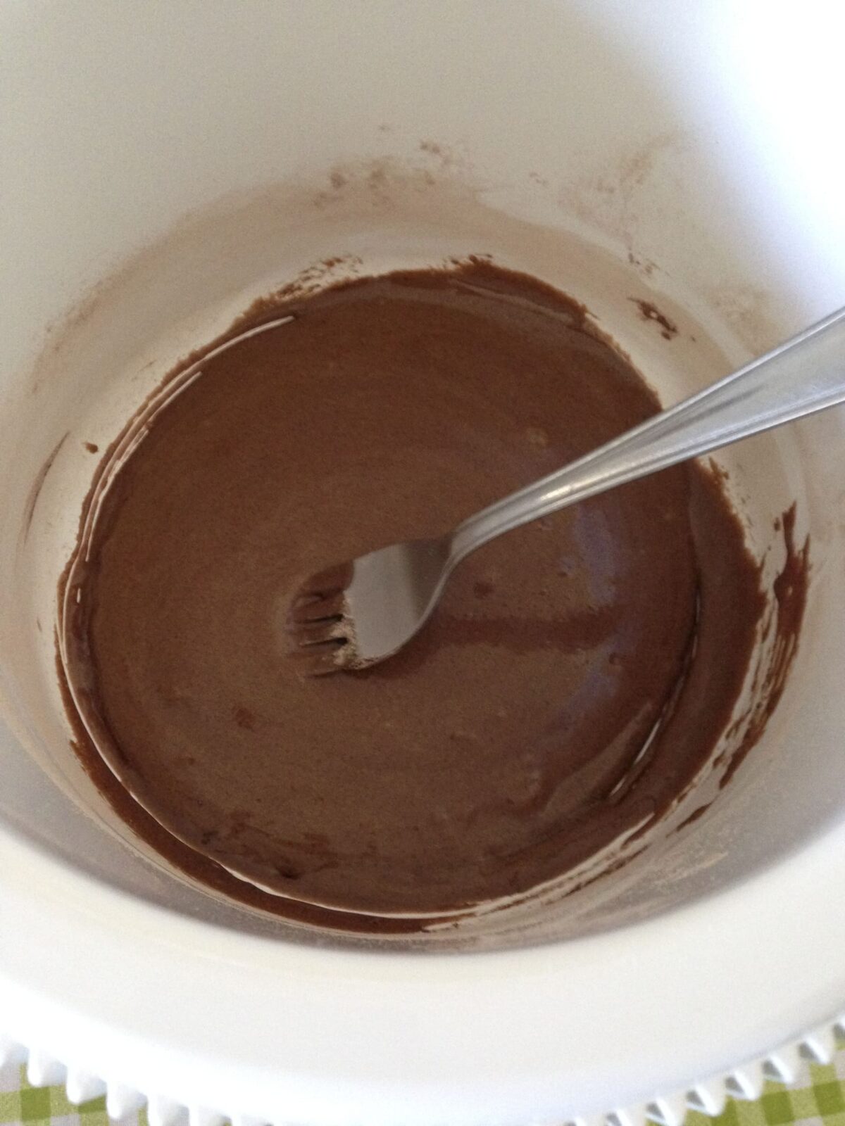 mug cake de chocolate paso 11