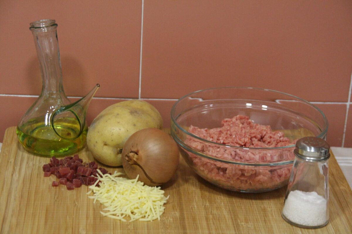 patatas asadas y rellenas paso 1