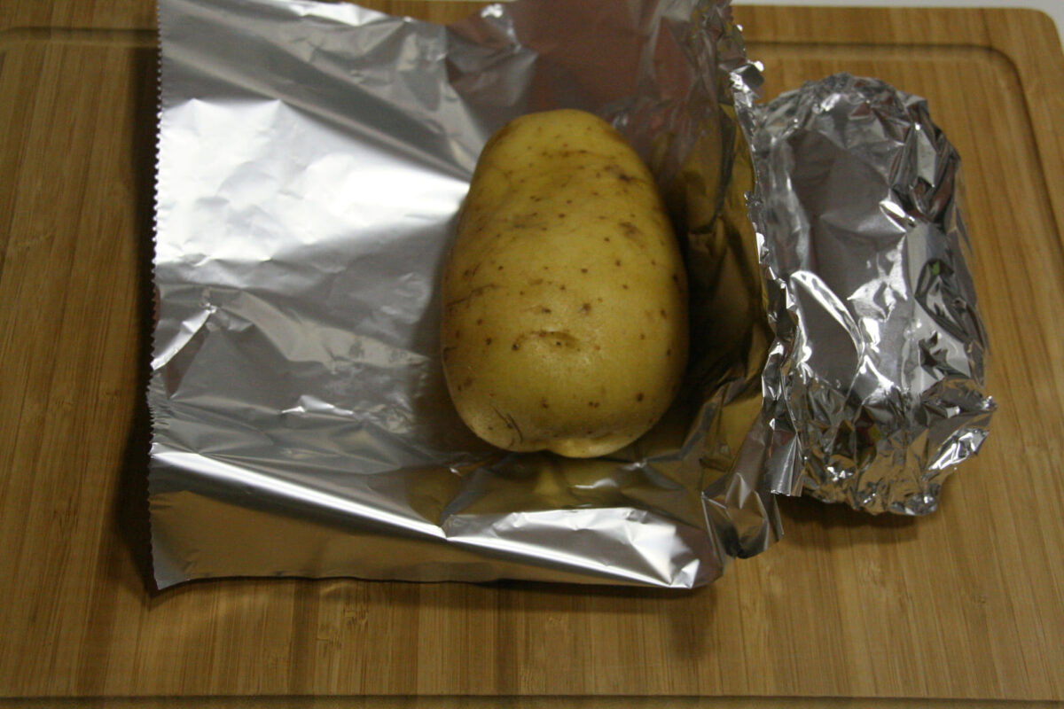 patatas asadas y rellenas paso 3