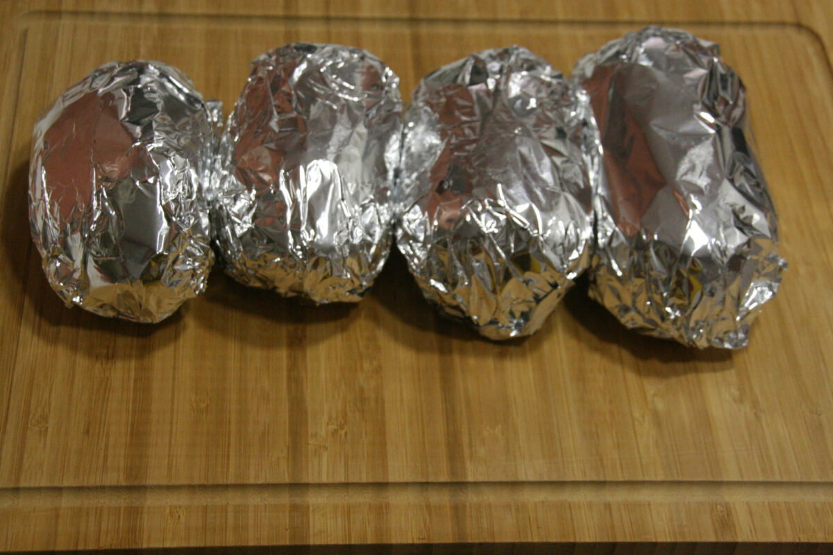 patatas asadas y rellenas paso 4