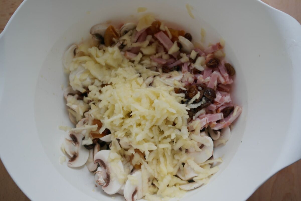 pollo relleno arrollado navidad paso 10