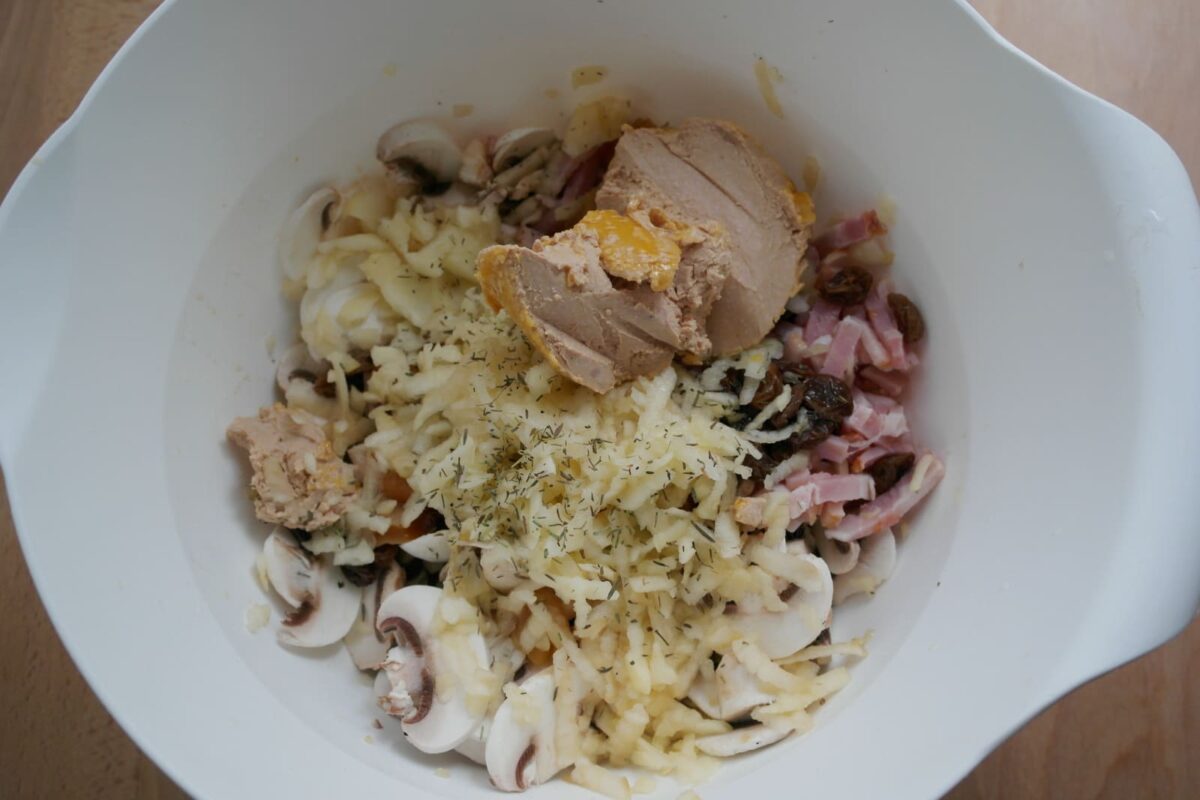 pollo relleno arrollado navidad paso 11