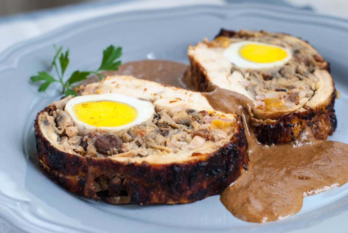 pollo relleno arrollado navidad paso 24