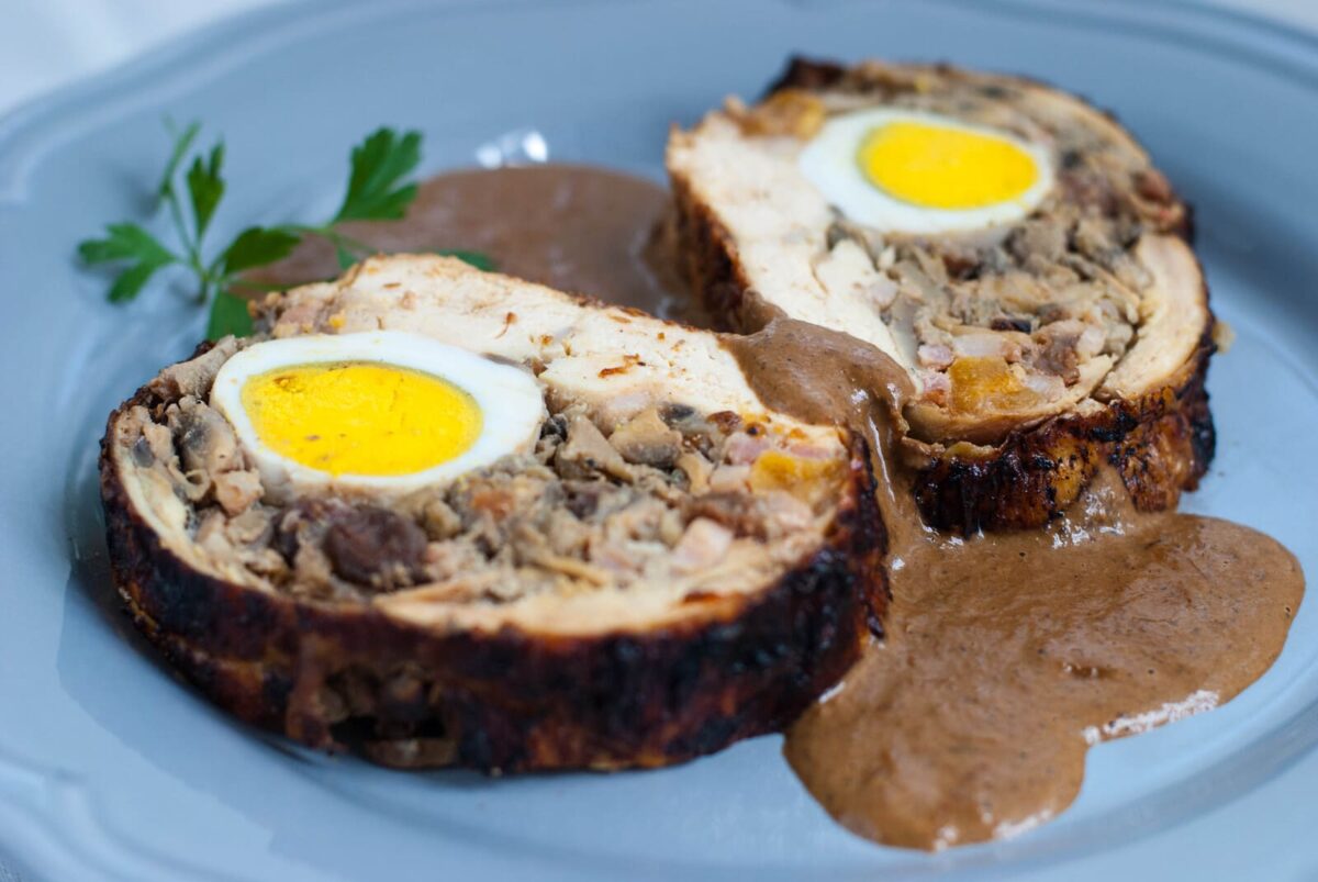 pollo relleno arrollado navidad paso 25