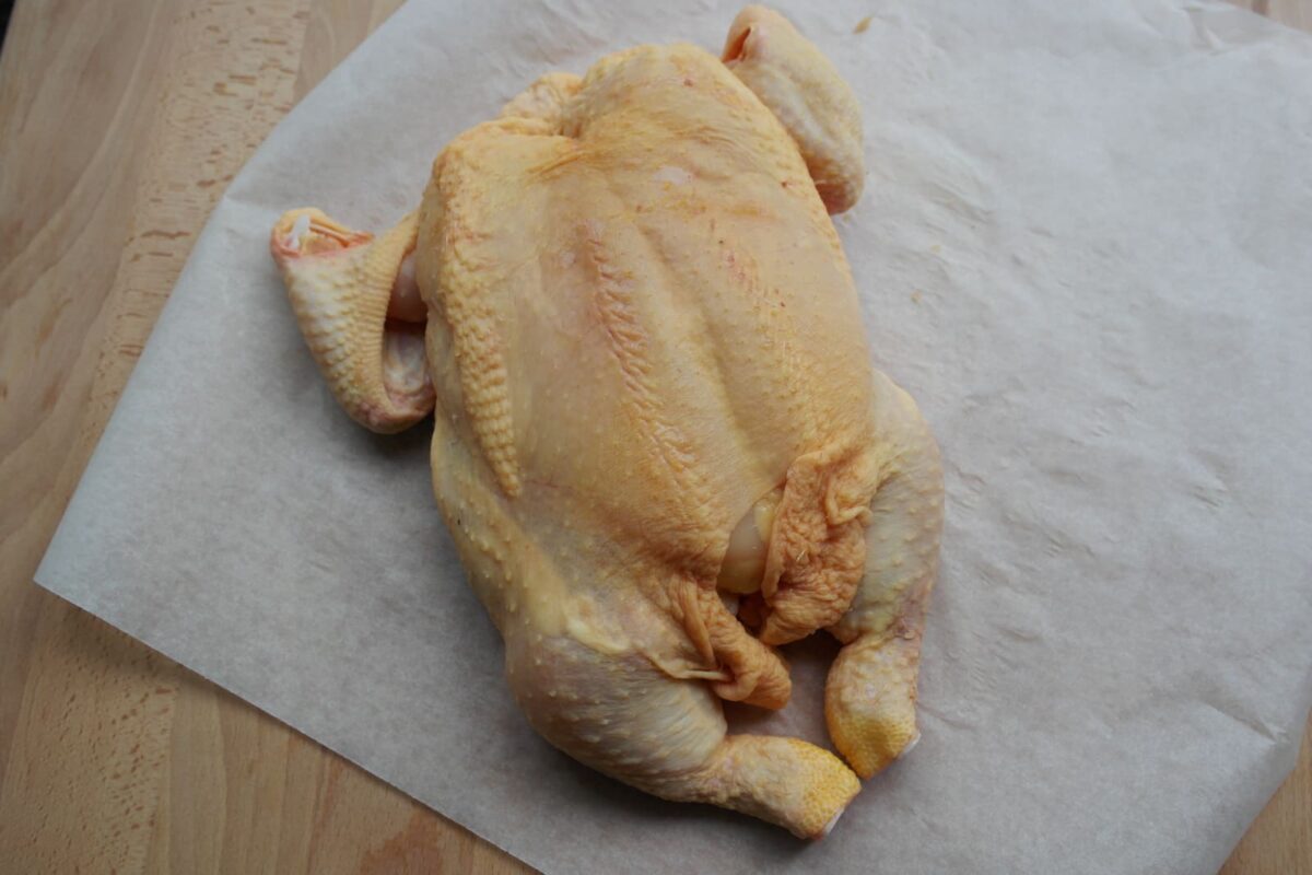 pollo relleno arrollado navidad paso 3