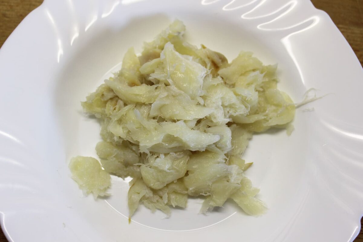 porrusalda con bacalao paso 2