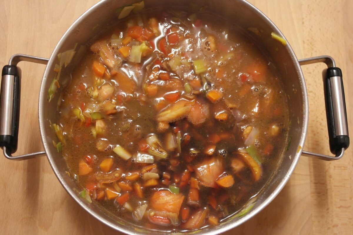 rabo de toro estofado al vino tinto paso 16