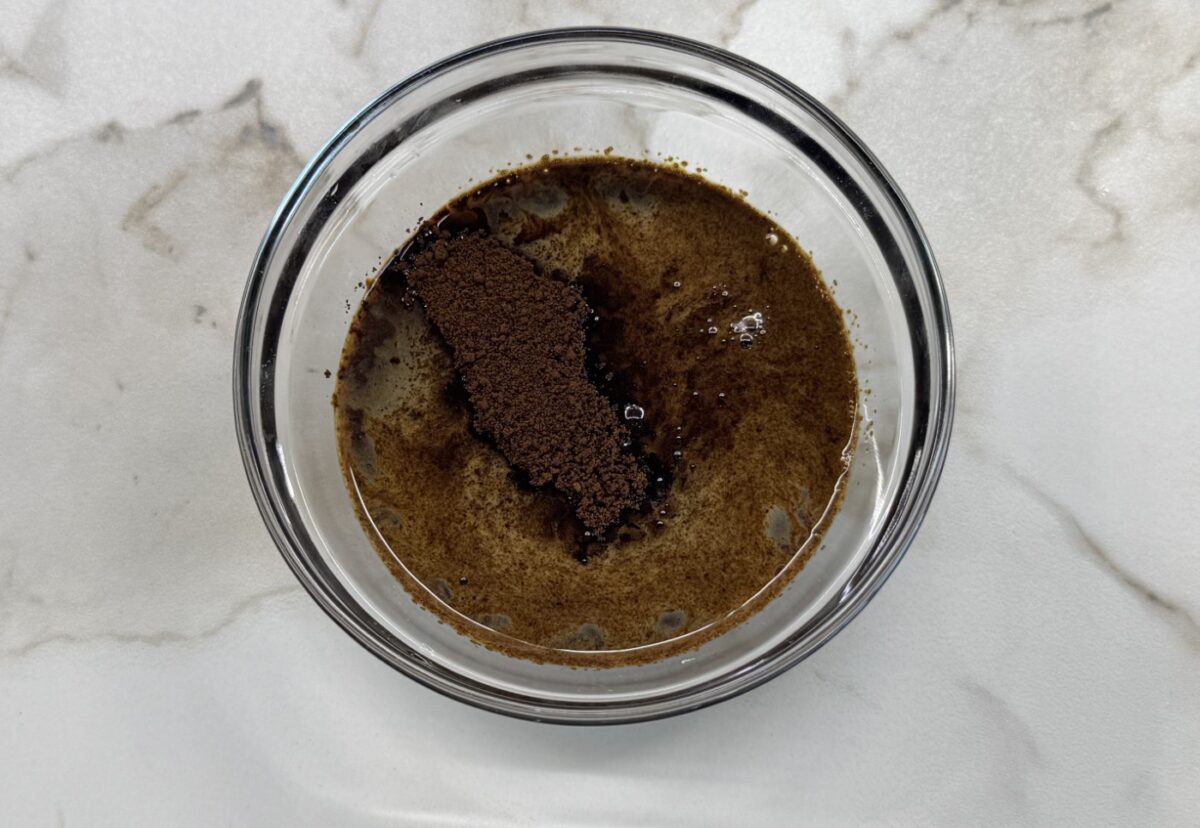 Tarta de café. Receta fácil y deliciosa con un intenso sabor
