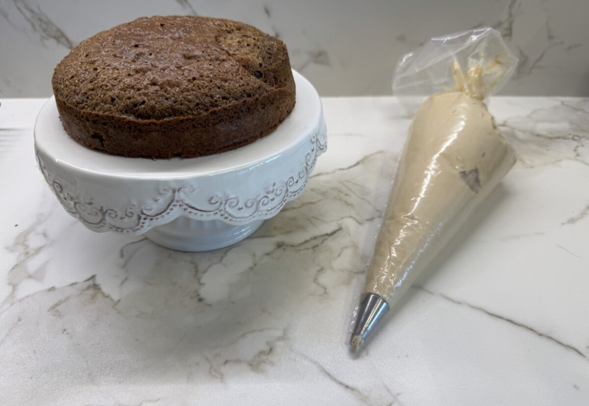 Tarta de café. Receta fácil y deliciosa con un intenso sabor