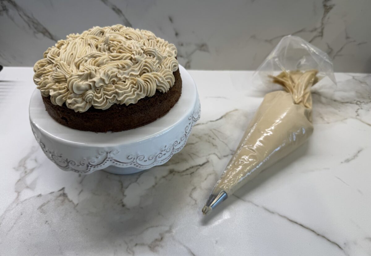 Tarta de café. Receta fácil y deliciosa con un intenso sabor