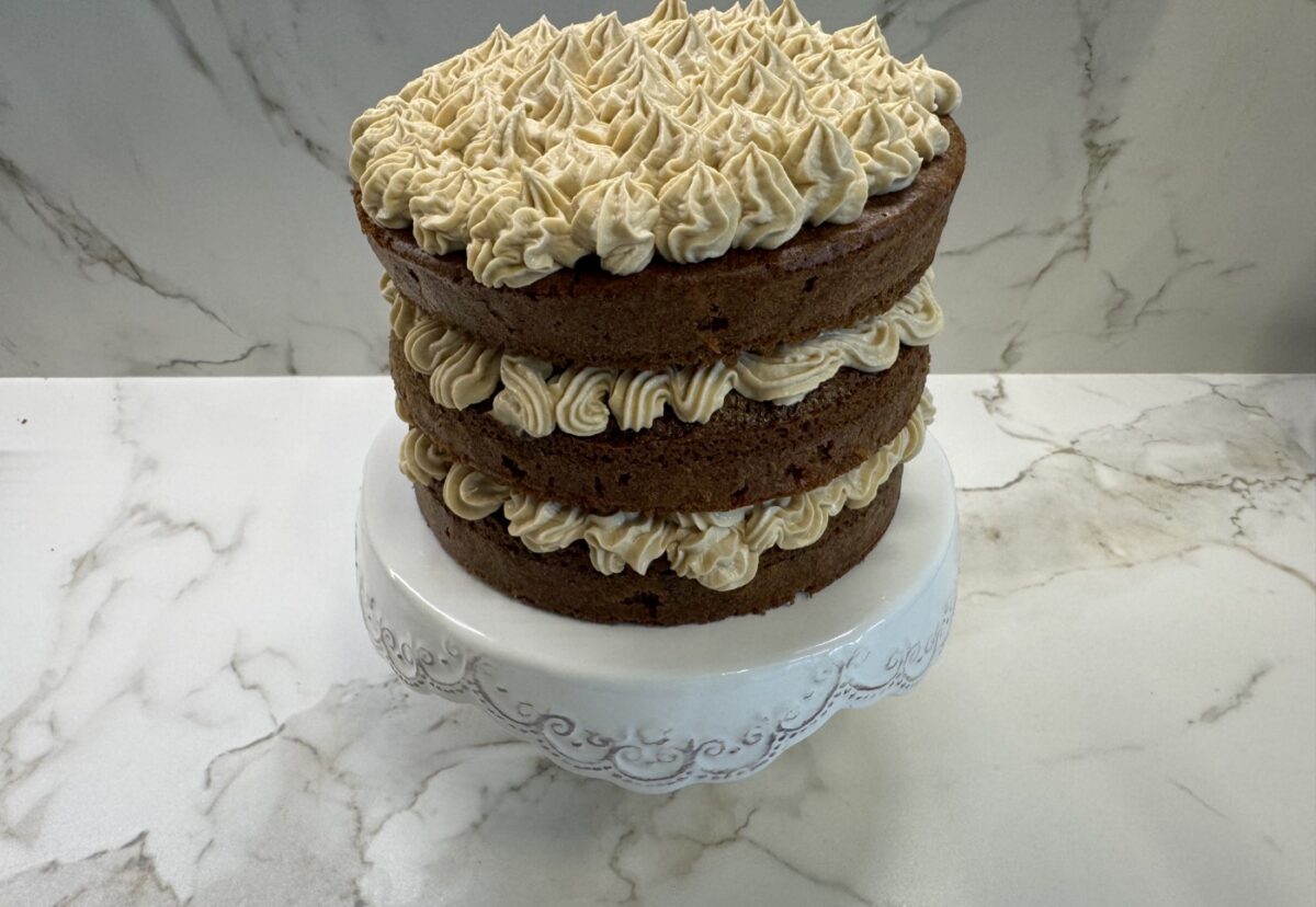 Tarta de café. Receta fácil y deliciosa con un intenso sabor