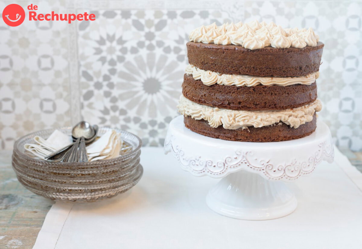 Tarta de café. Receta fácil y deliciosa con un intenso sabor
