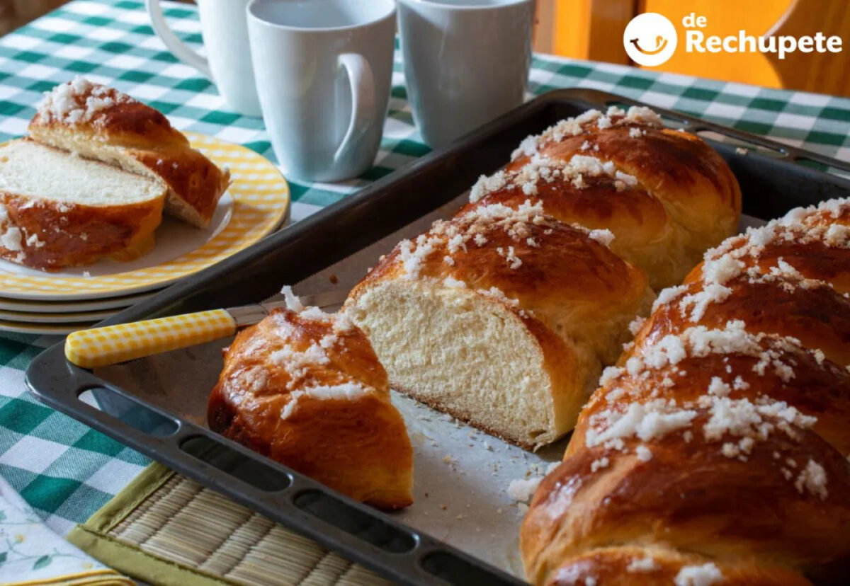 Cómo hacer la trenza de huevo o pan de ovo gallego