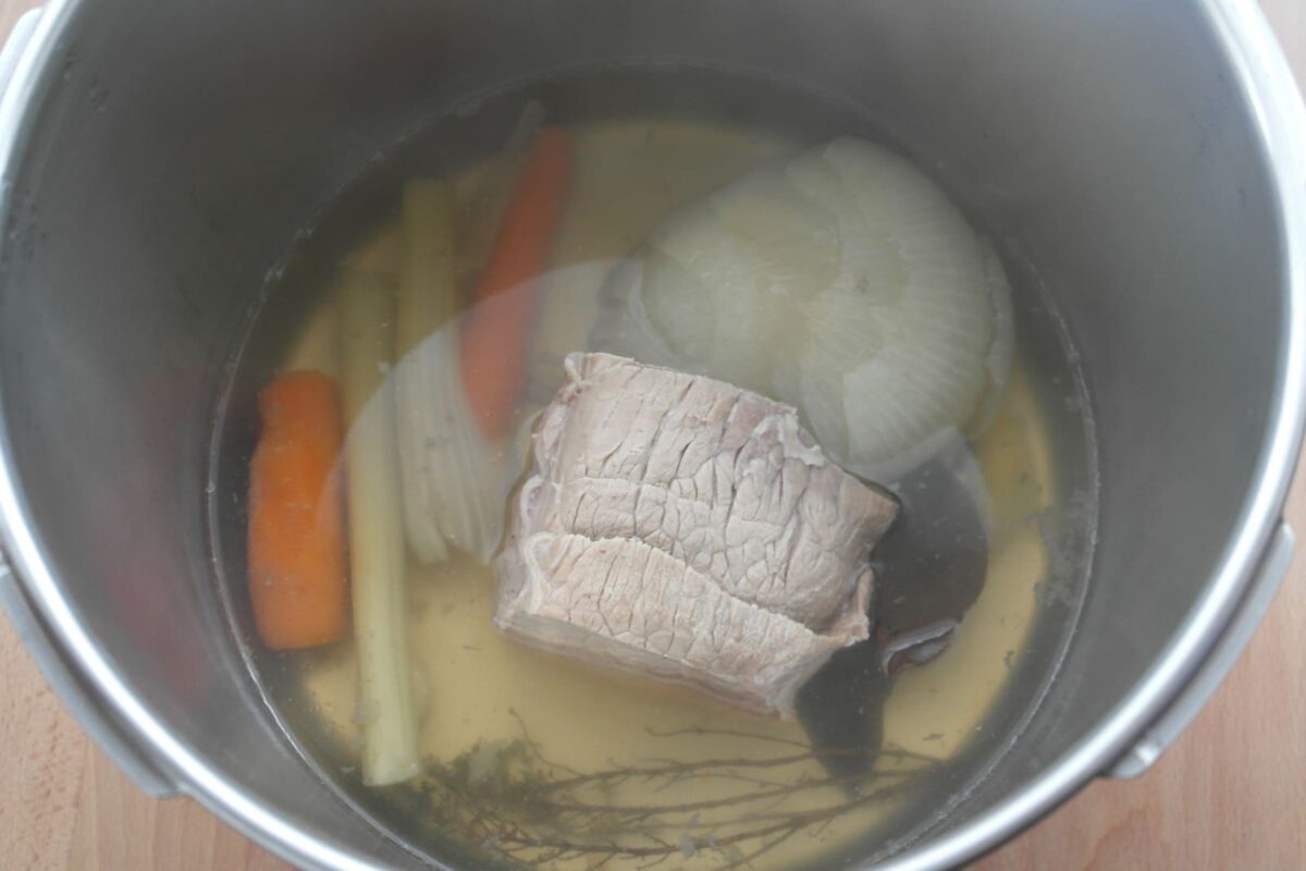 vitello tonnato paso 1