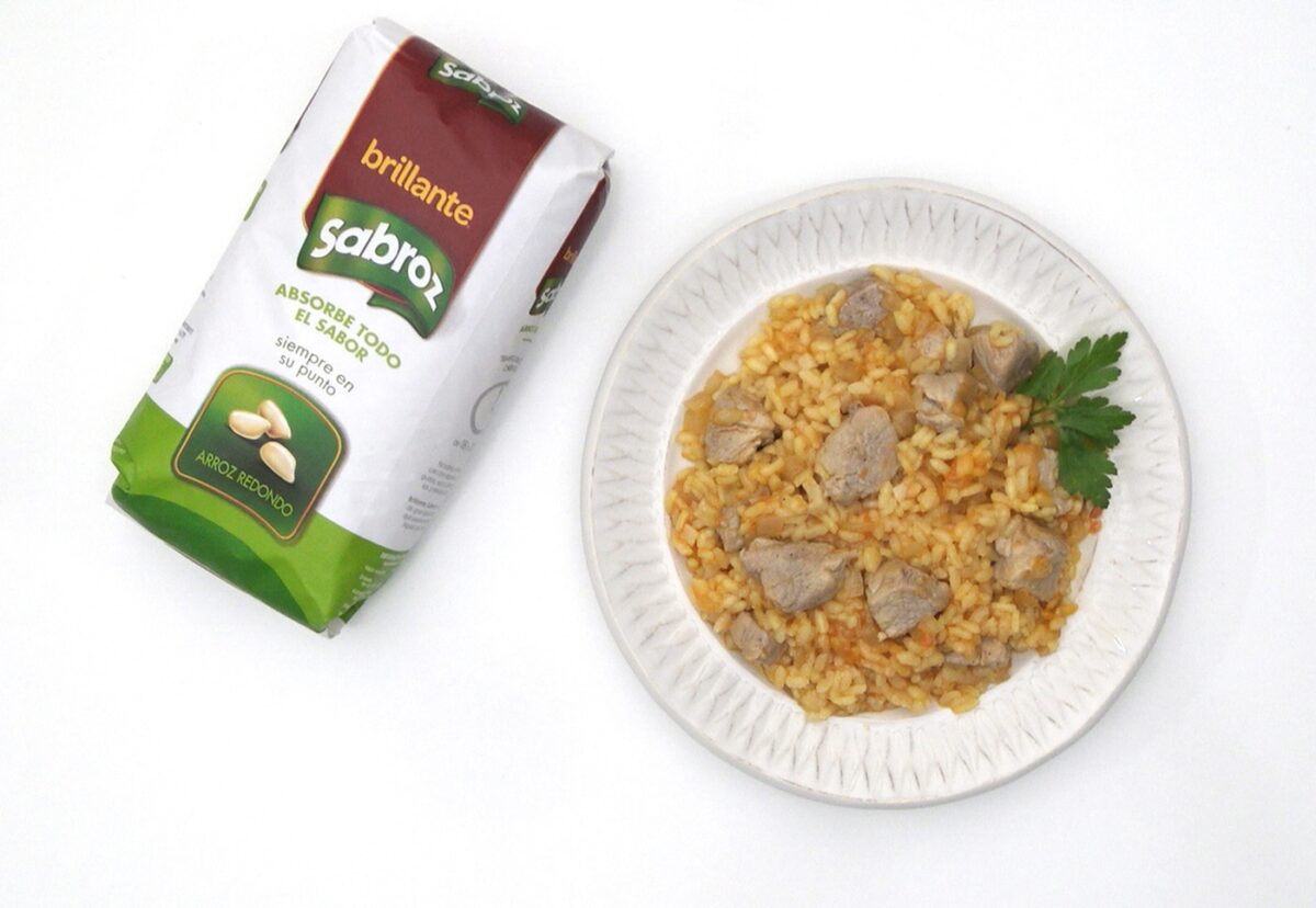 Arroz con solomillo de cerdo. Una receta fácil y deliciosa paso a paso