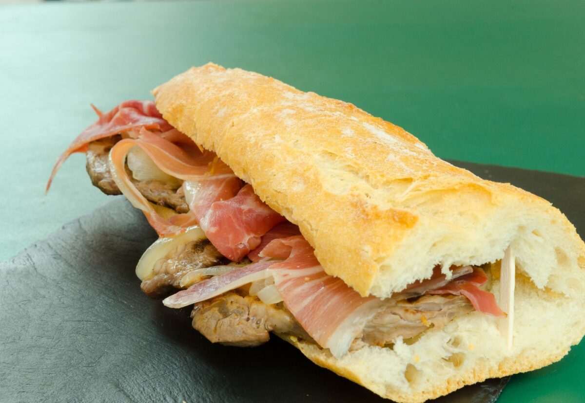 Bocadillo brascada. Receta tradicional para las Fallas