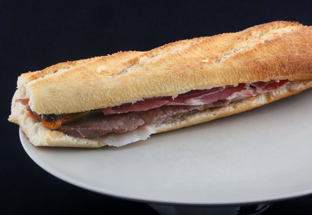 Bocadillo brascada. Receta tradicional para las Fallas