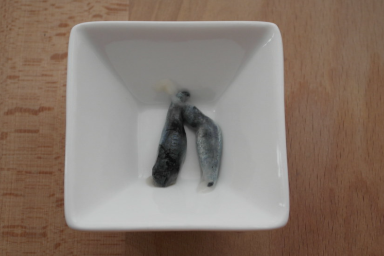 Calamares en su tinta con arroz blanco