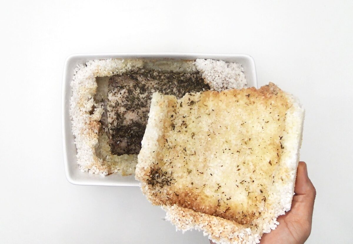 Cinta de lomo con especias y a la sal. Una receta fácil paso a paso