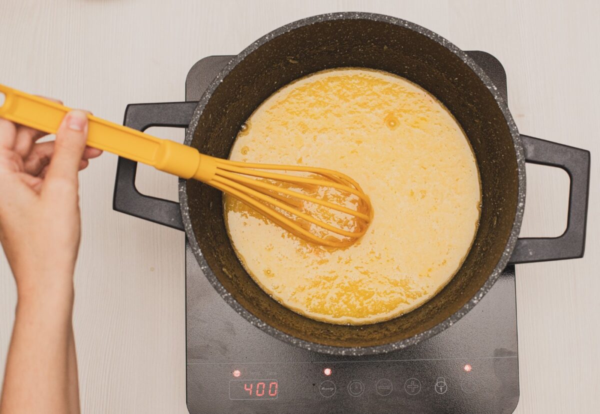 4 tipos diferentes de crema pastelera incluyendo la tradicional