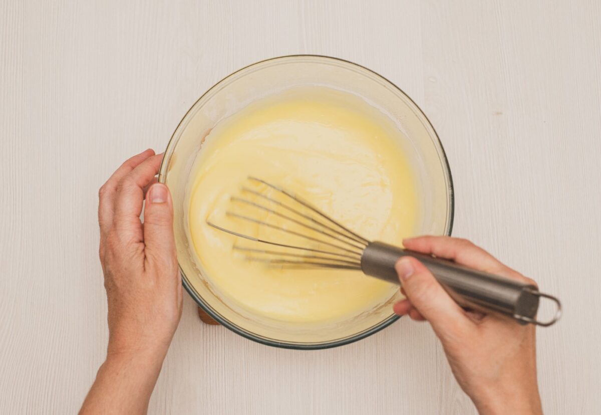4 tipos diferentes de crema pastelera incluyendo la tradicional