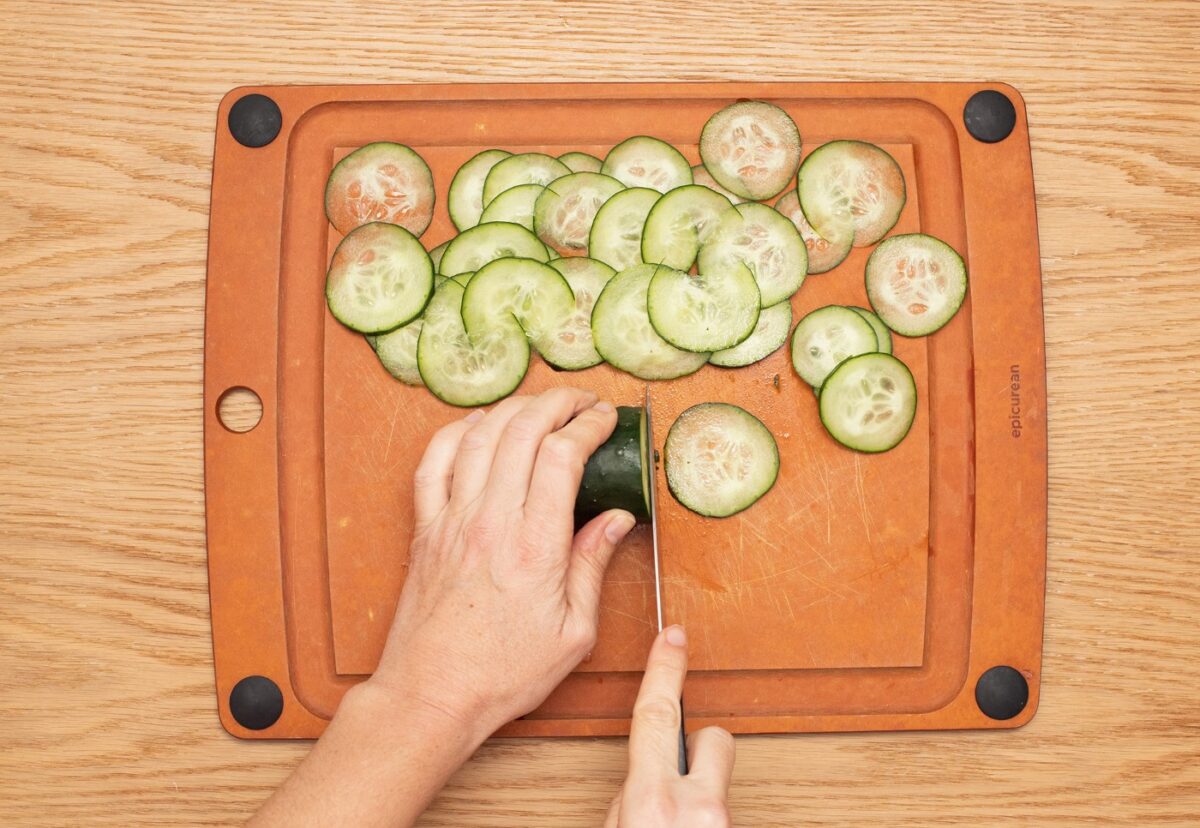 Ensalada de pepino oriental