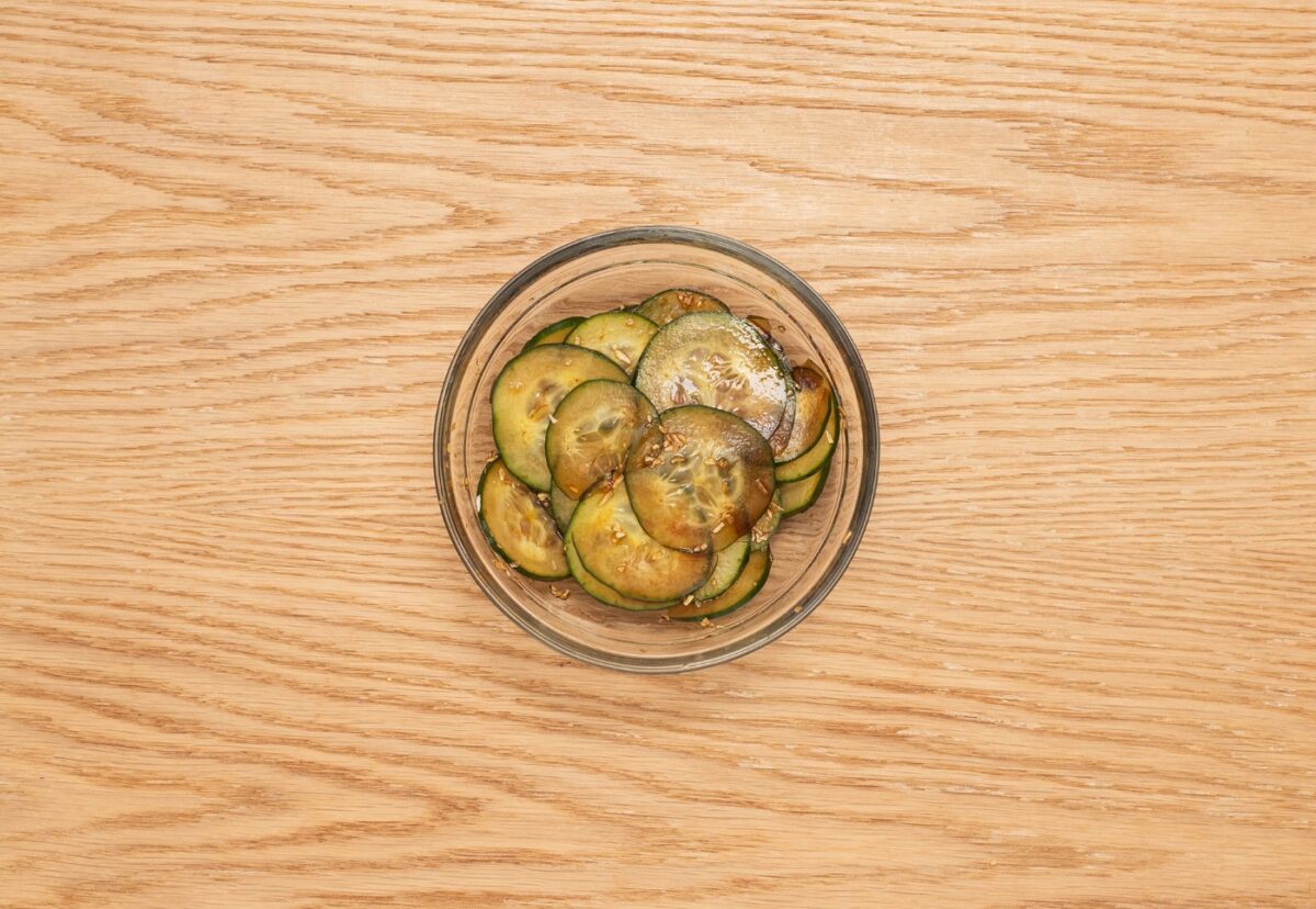 Ensalada de pepino oriental