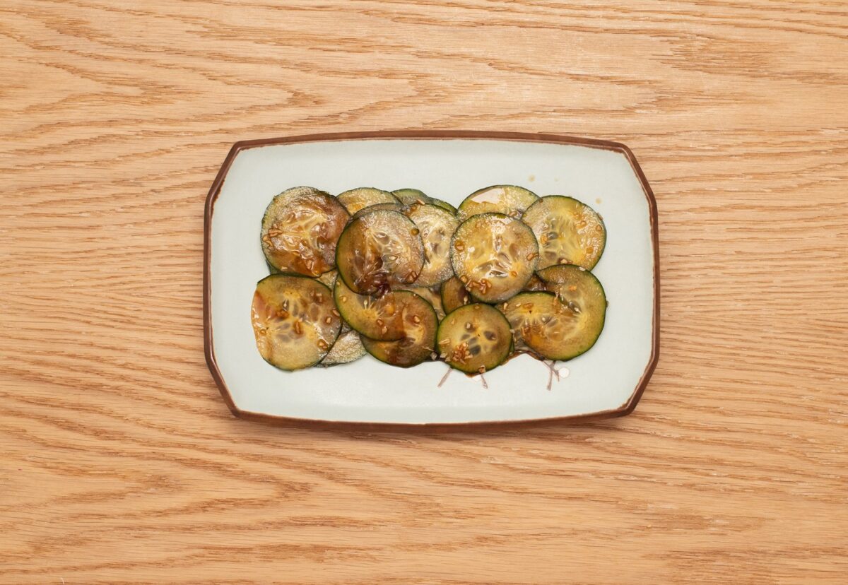 Ensalada de pepino oriental
