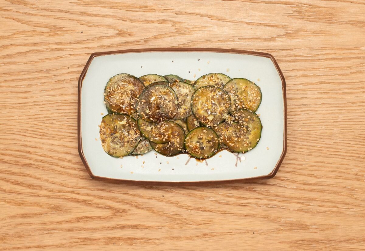 Ensalada de pepino oriental