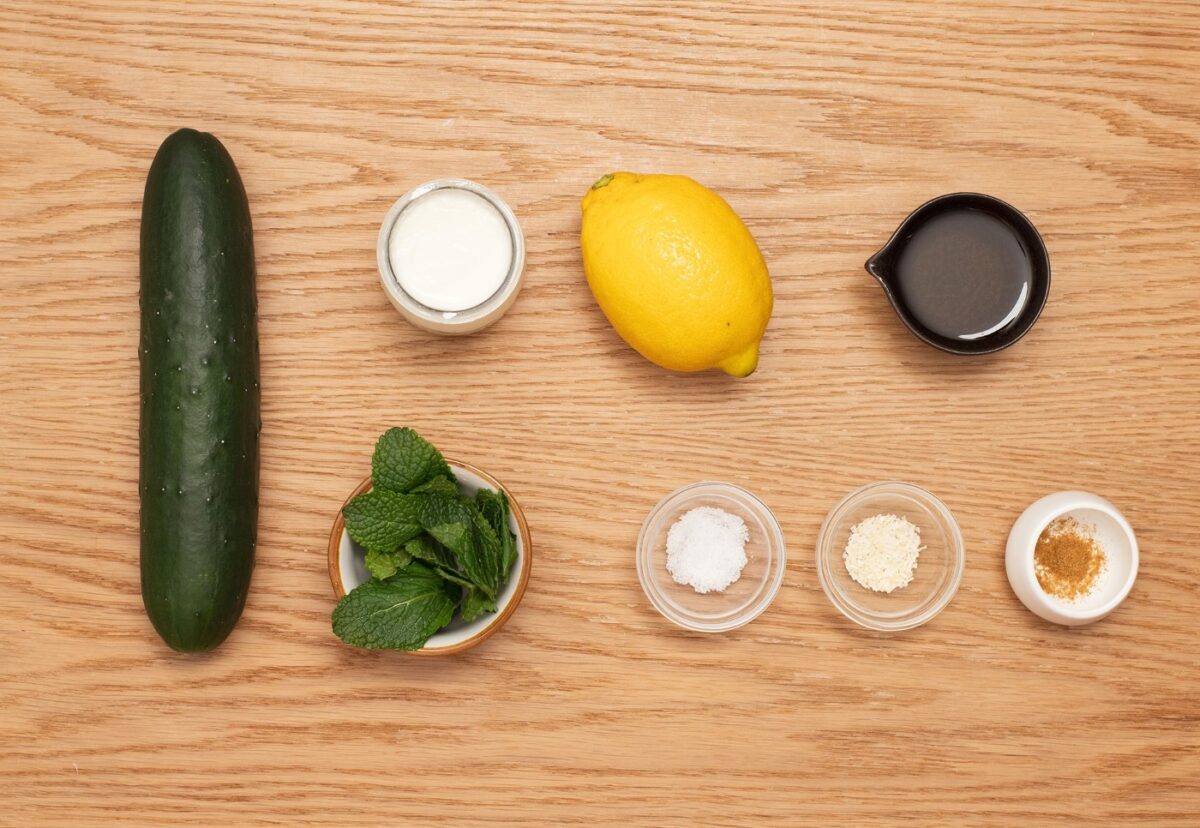 Ensalada de pepino y yogur