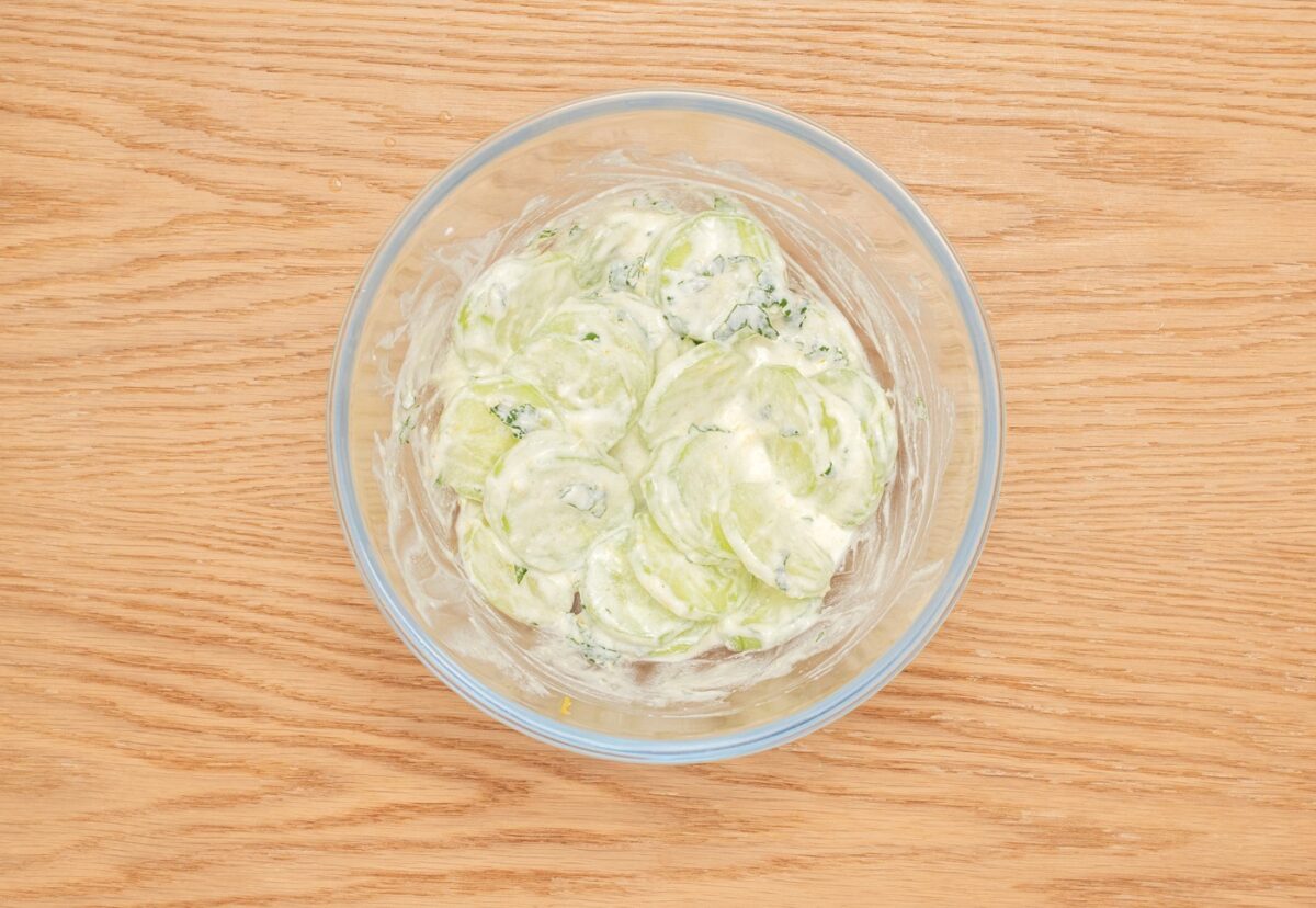 Ensalada de pepino y yogur