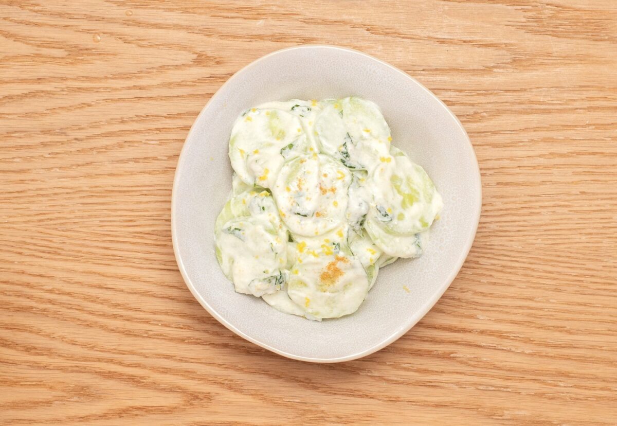 Ensalada de pepino y yogur