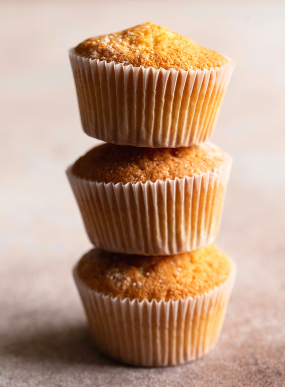 Magdalenas esponjosas sin gluten