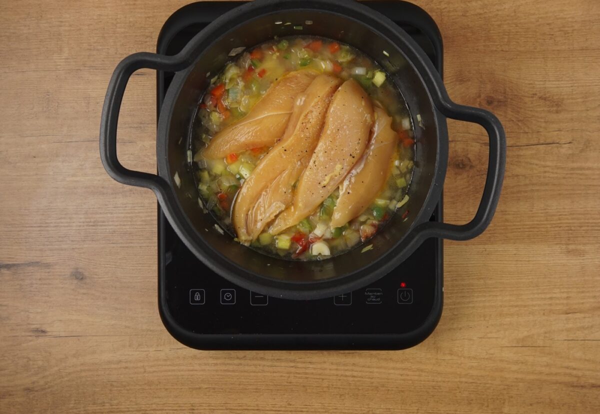Polvorosa de pollo. Receta típica de Venezuela paso a paso