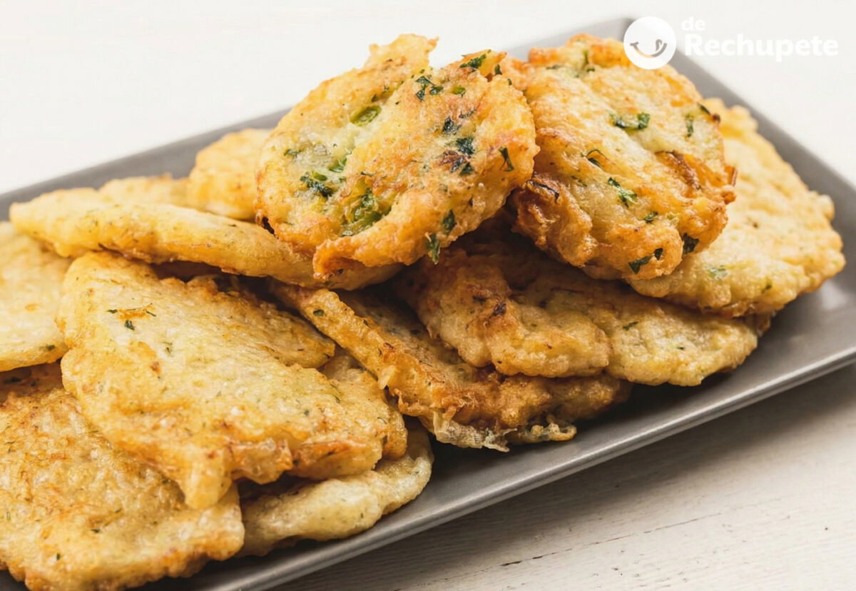 Tortillitas de bacalao crujientes y muy fácil de preparar