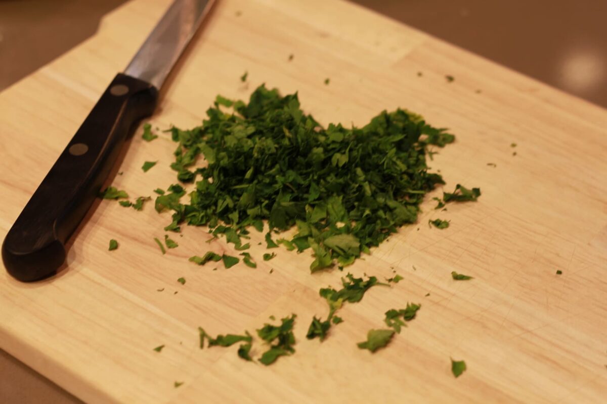 albóndigas bacalao salsa verde paso 6
