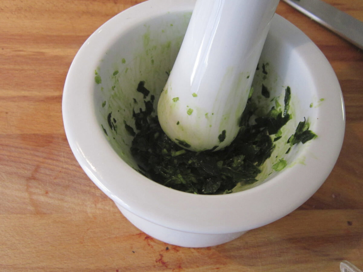 arroz con merluza paso 13