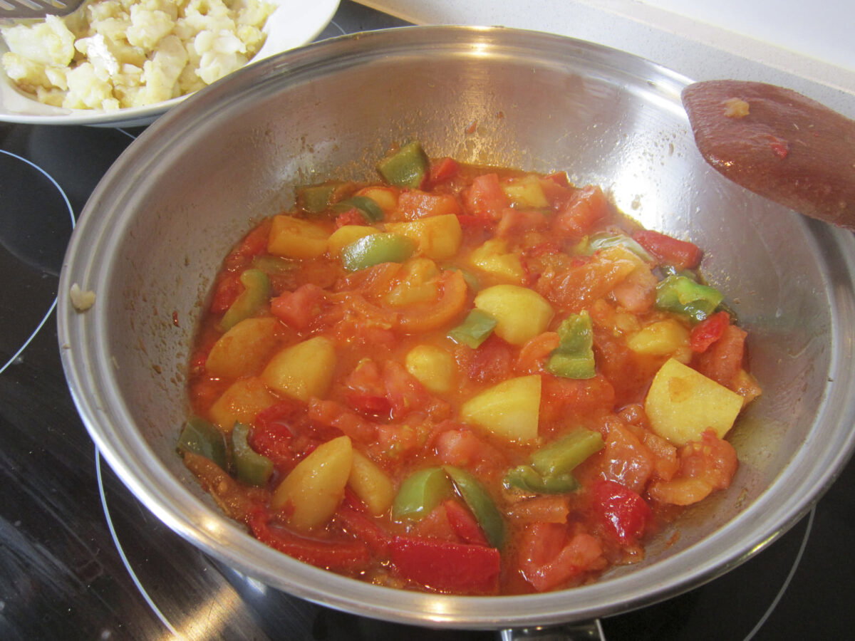 arroz con merluza paso 17