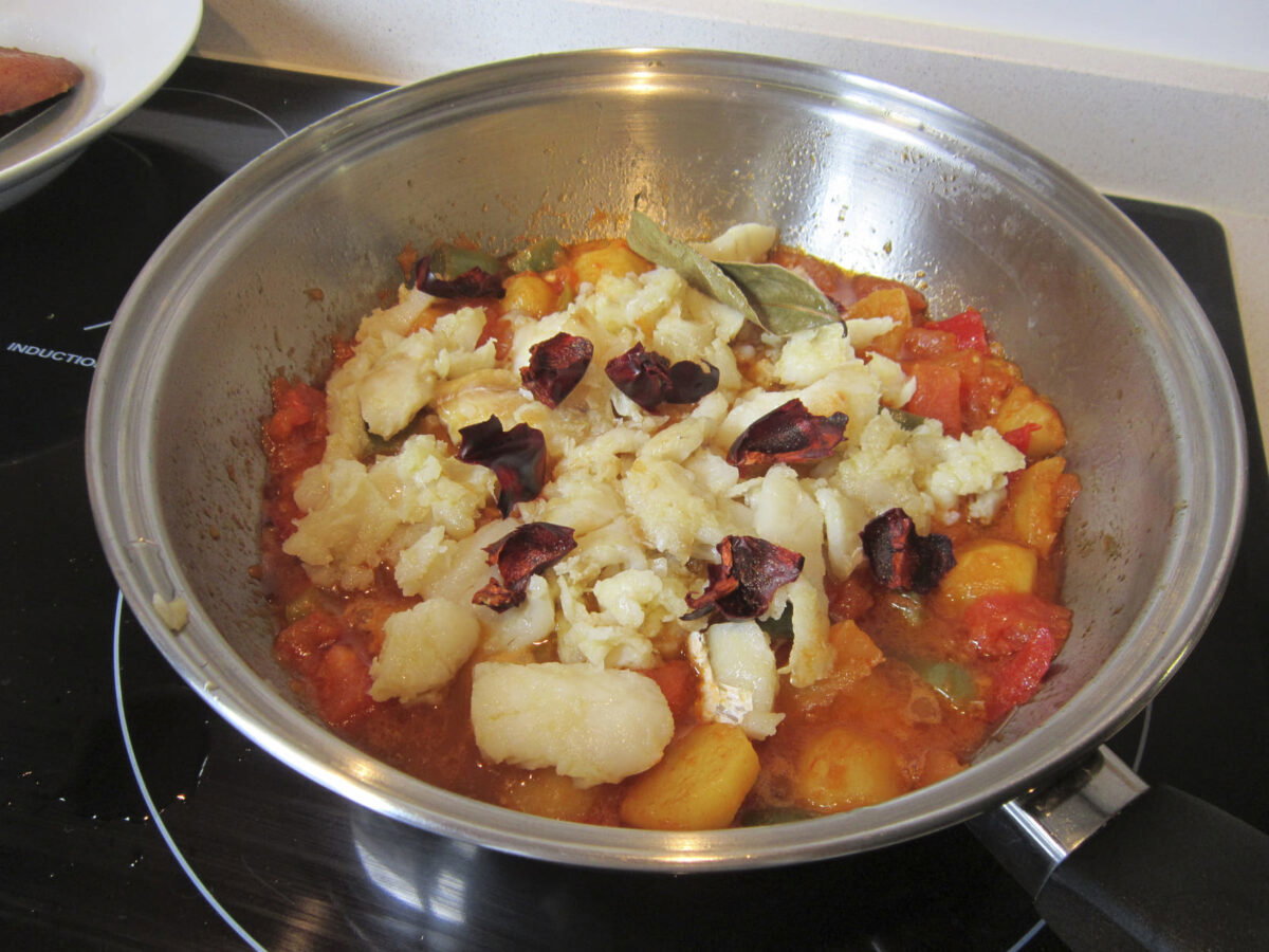 arroz con merluza paso 19