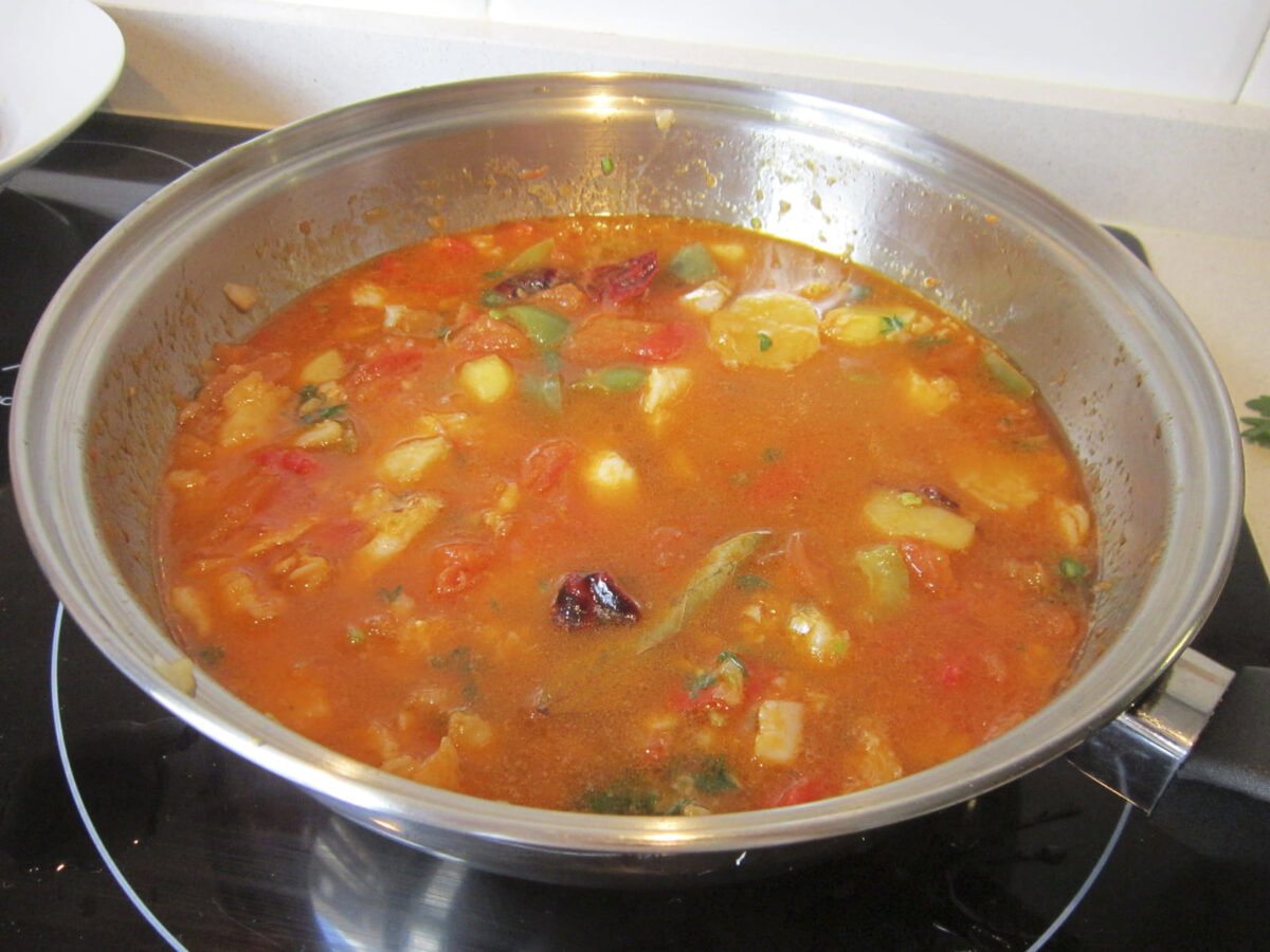 arroz con merluza paso 21