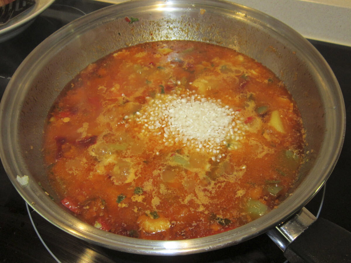 arroz con merluza paso 24