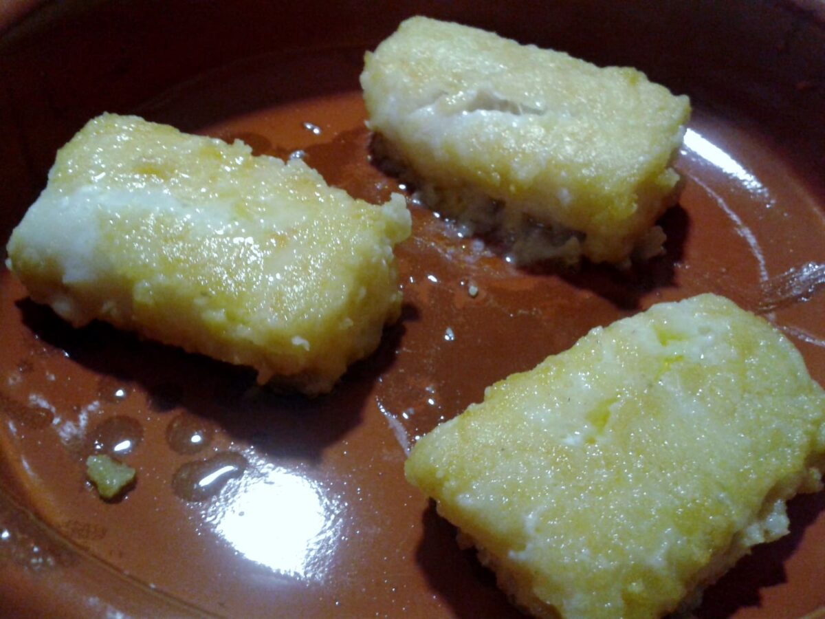 bacalao a llauna paso 10
