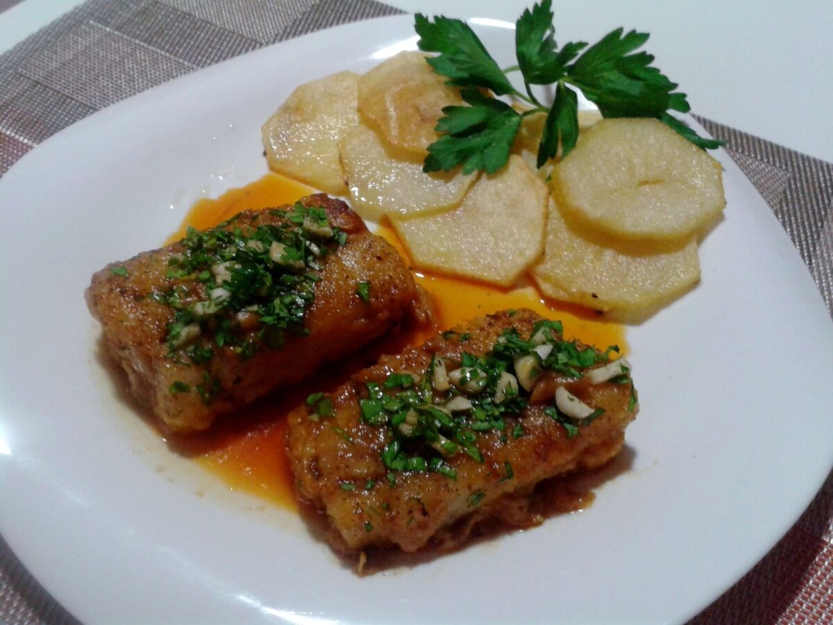 bacalao a llauna paso 15