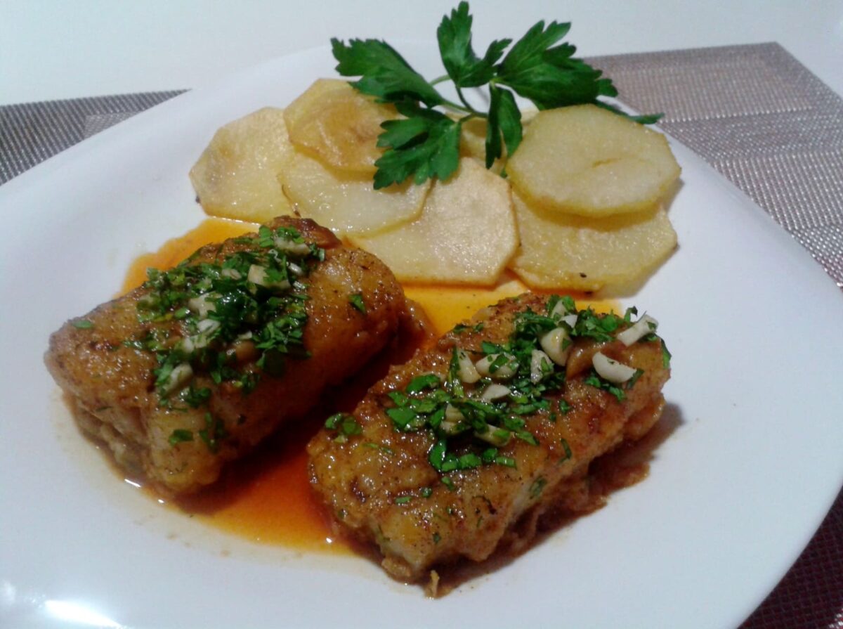 bacalao a llauna paso 17