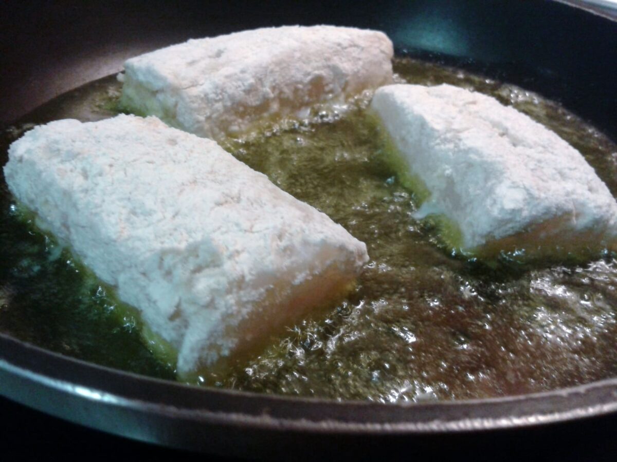 bacalao a llauna paso 9