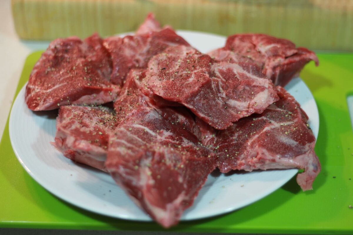 carrilleras cerdo salsa de oporto y miel paso 1