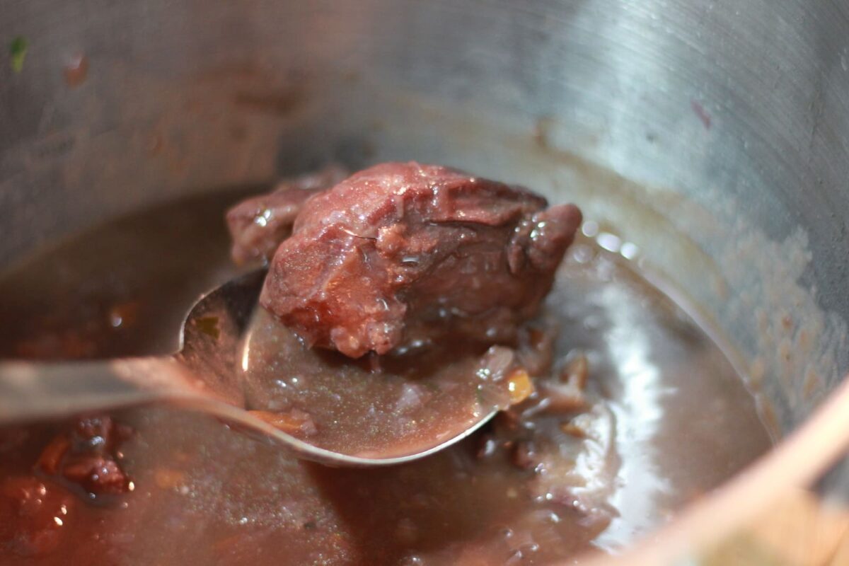 carrilleras cerdo salsa de oporto y miel paso 14